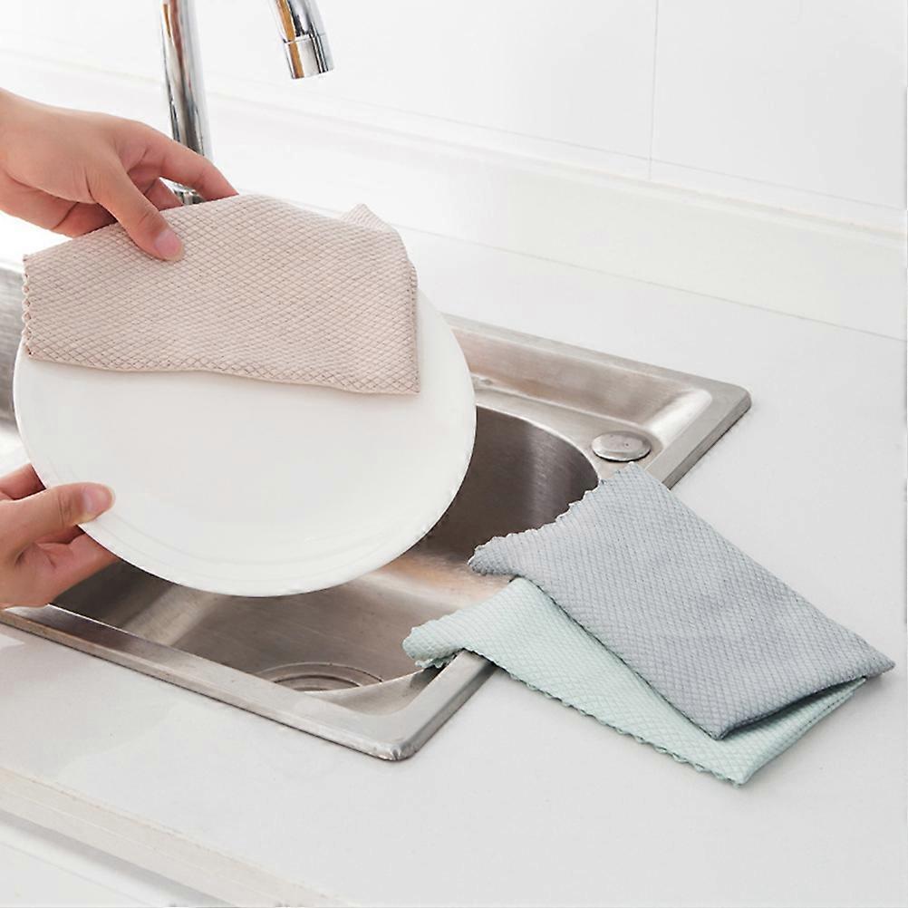 Cleaning Cloth 6Pcs Dust Cleaning Towel Great For Car Owners Household Cleaning Assorted Color Surface Drying