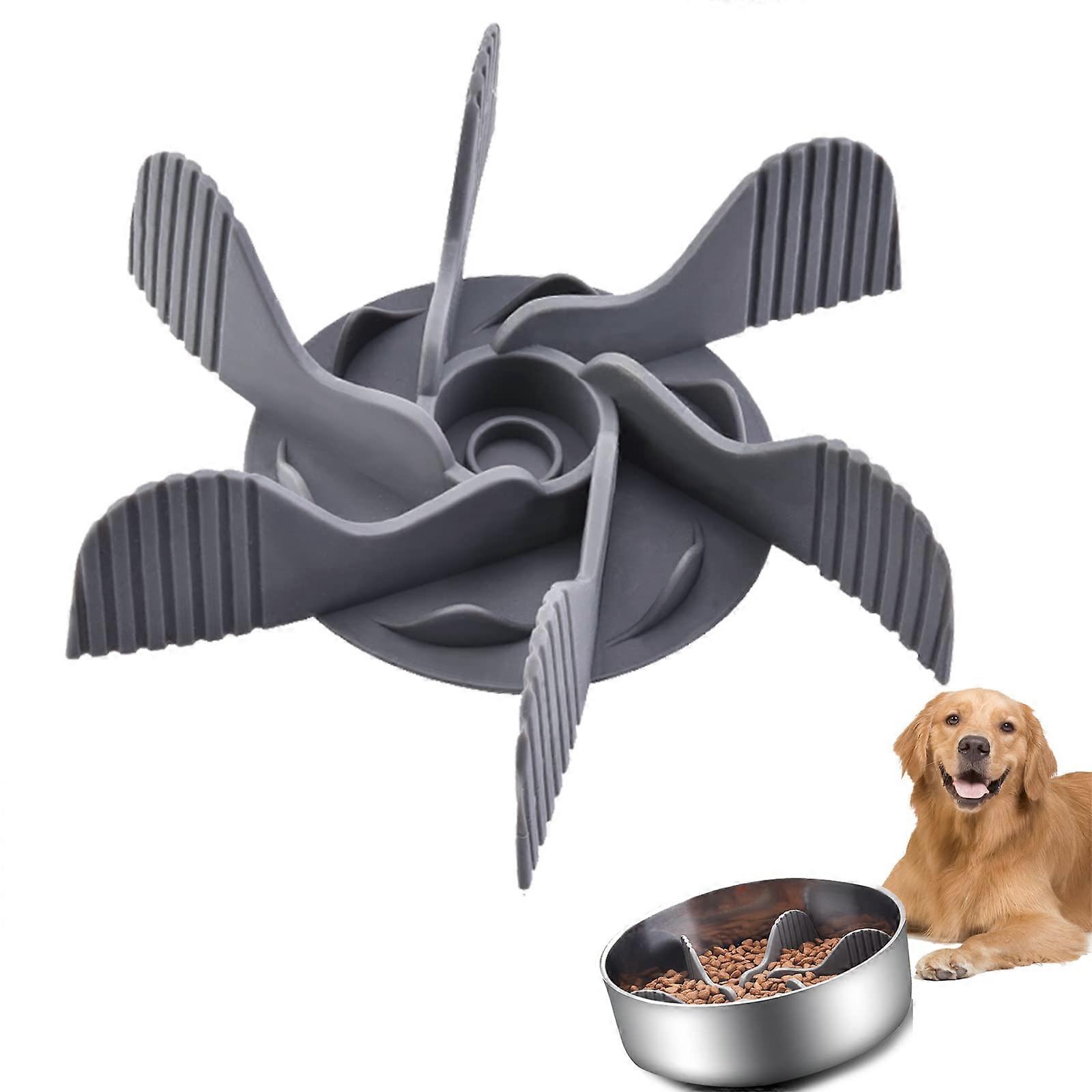 AntiSpill Slow Feeder Bowl Insert for Dogs and Cats, Silicone Mat