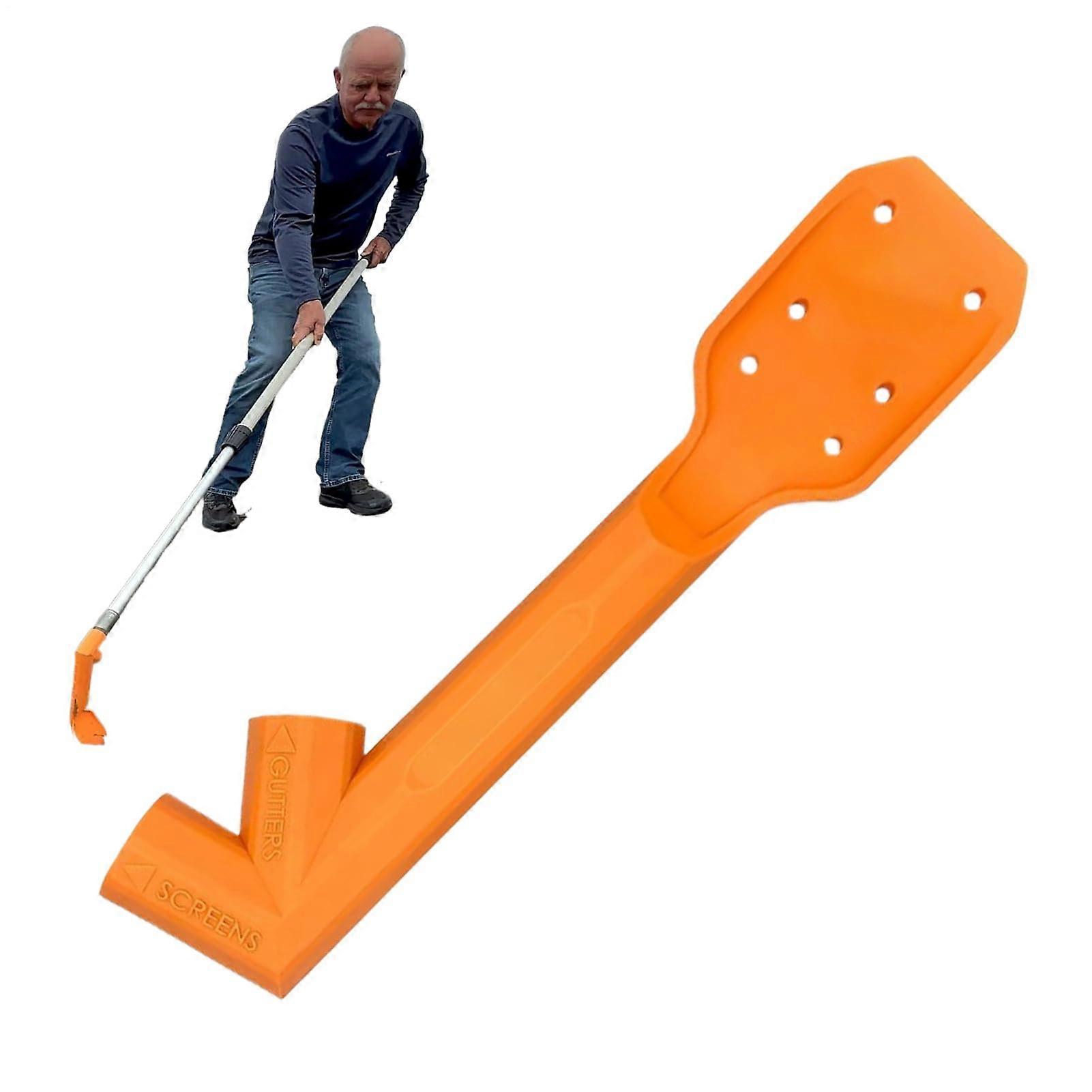 Gutter cleaning tools RakeDrain Cleaner with 3/4' standard thread for garden, yard work