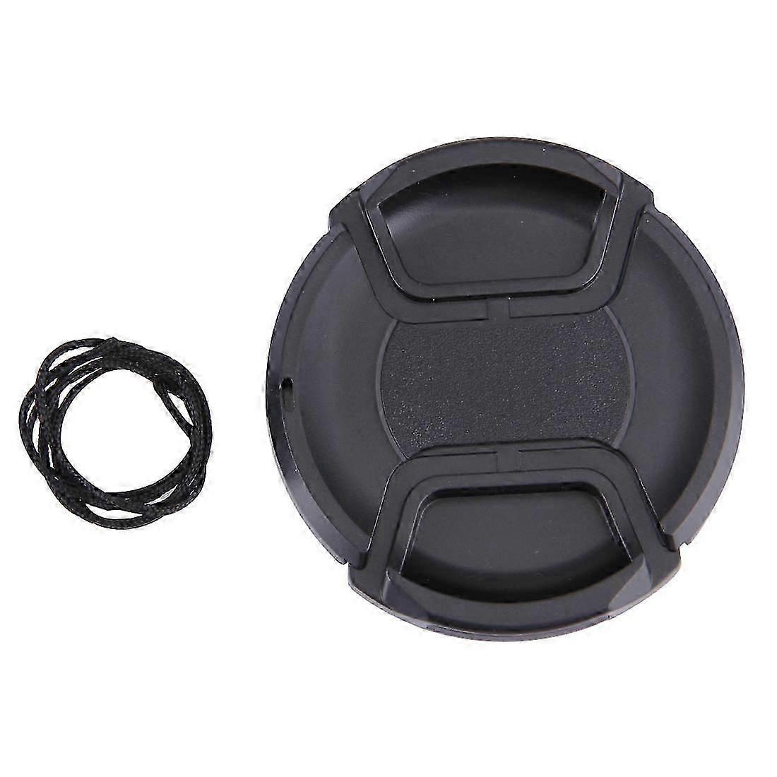 67mm Center Pinch Camera Lens Cap(Black)