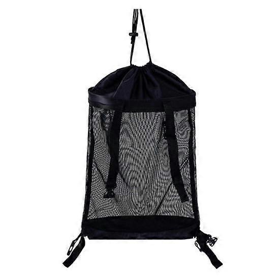 Golf Push Cart Storage Bag Golf Cart Backside Extension Bag Portable Push Pull Cart Organizer Grocery Shopping Mesh Bag