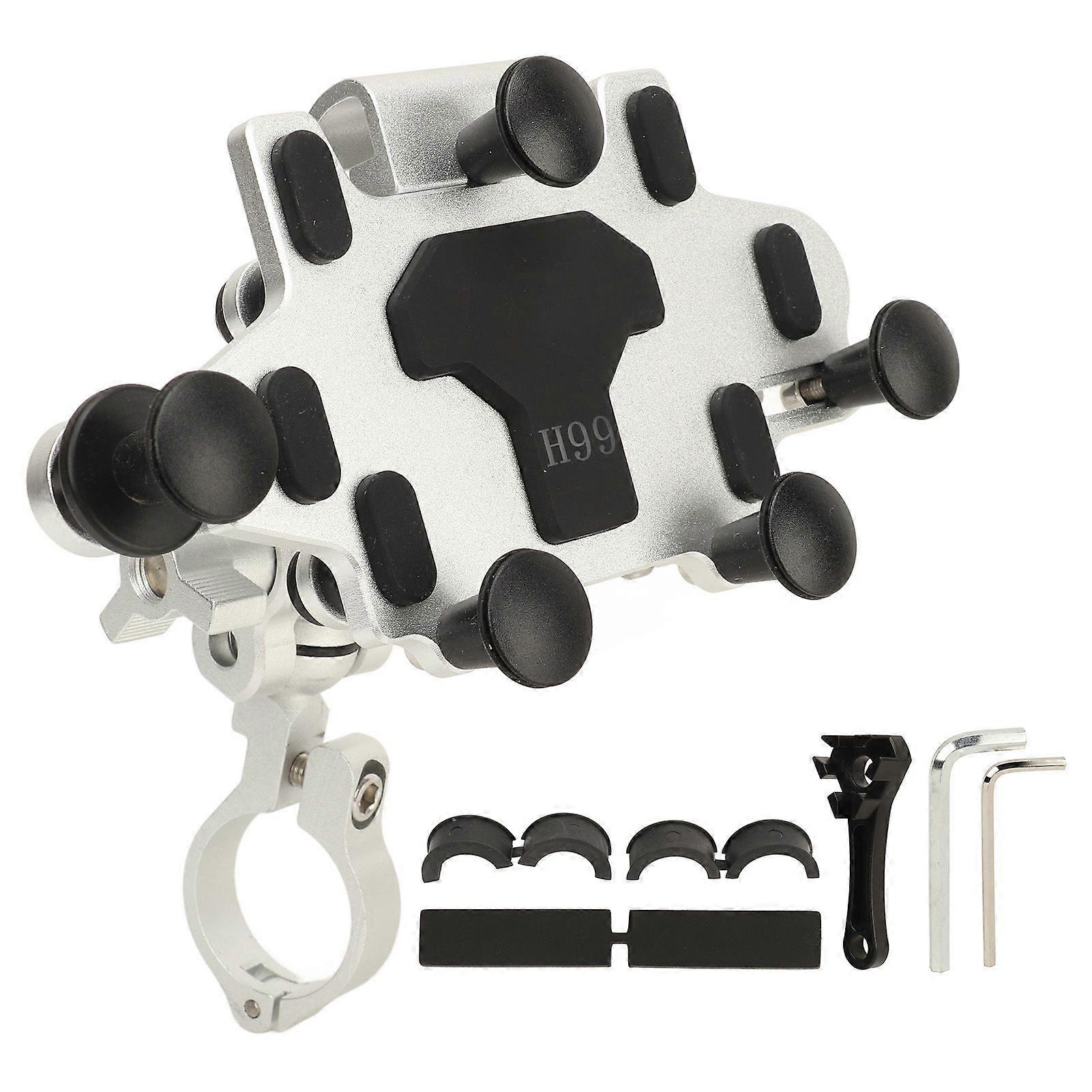 Support de téléphone moto réglable à 2 vitesses avec rotation 540