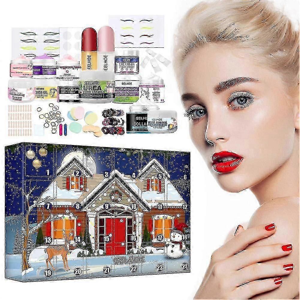 Χριστουγεννιάτικο Χριστουγεννιάτικο Ημερολόγιο 24 ημερών με Skincare Surprises UK Edition