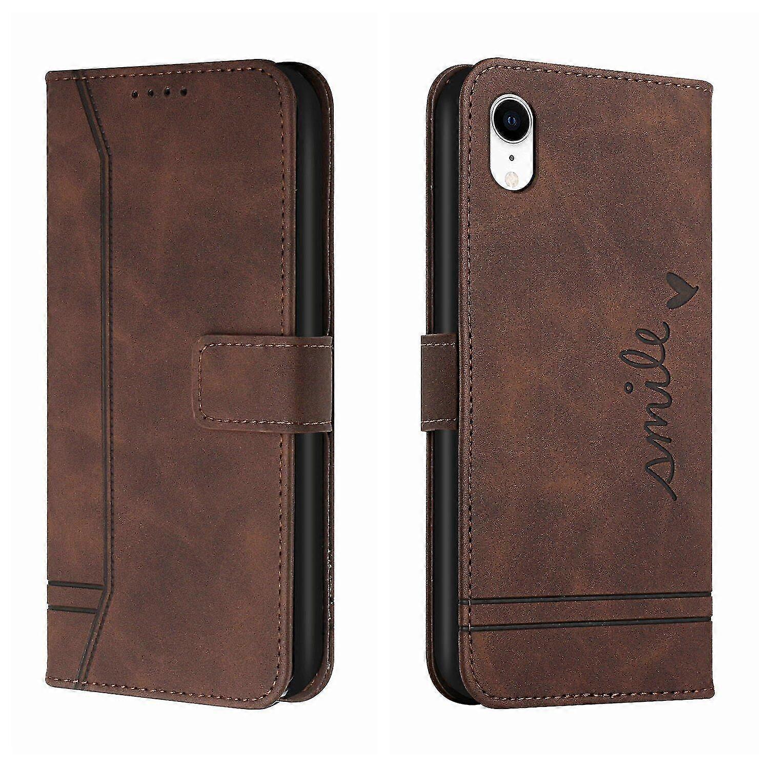 Leather Magnetic Closure Case with Flip Wallet Stand Function Cover f