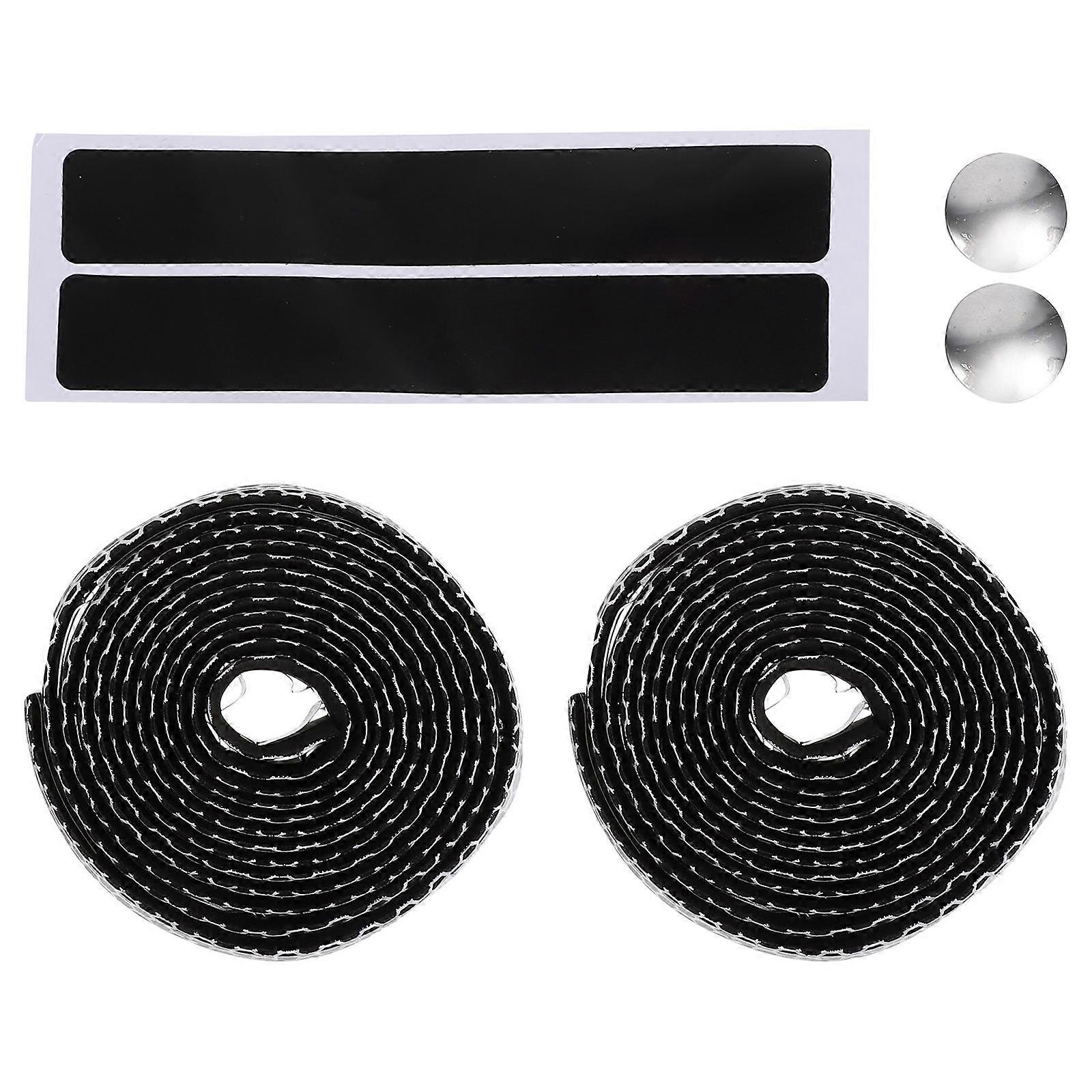 Bicycles Handlebar Wrap Tape 1 Set Comfortable Grip Shock Absorbing Long-Distance Riding White Frosted Texture