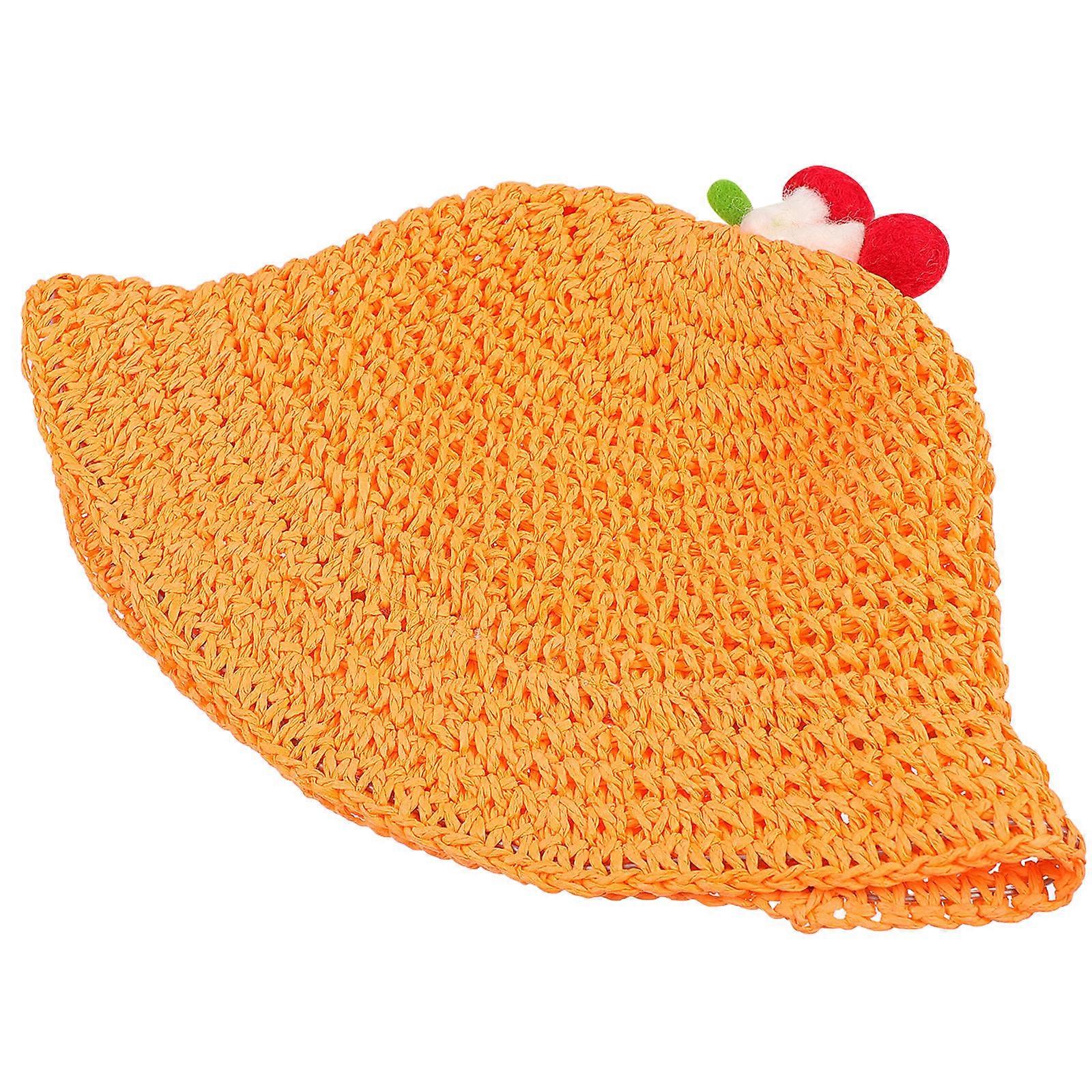 Mushroom Beach Hat For Kids Featuring Sun Protection Ideal For Spring And Summer Activities 1Pcs