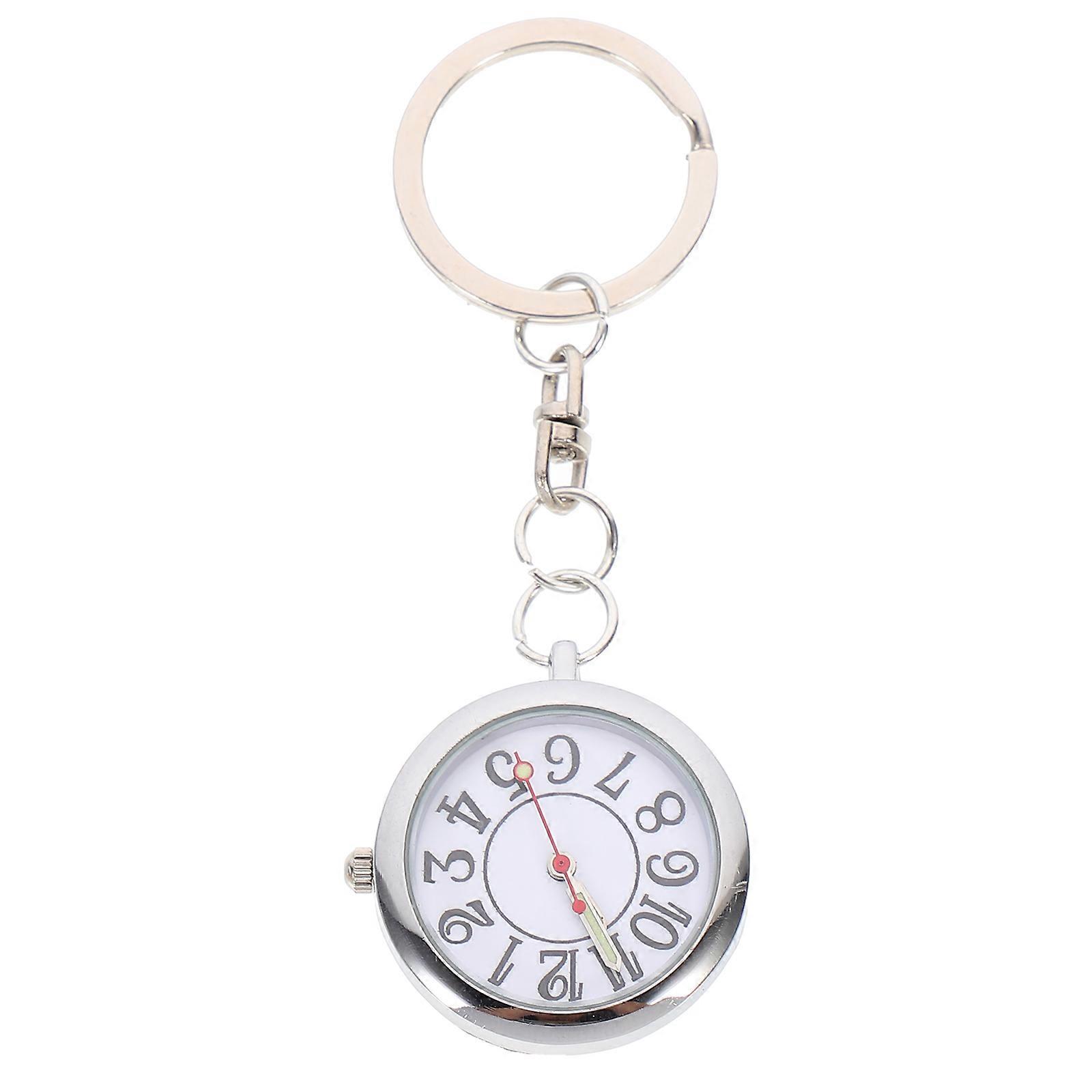 Kid Watch In Big Number Design Crafted With Alloy For Convenience In Daily Use 1 Pc Silver Color