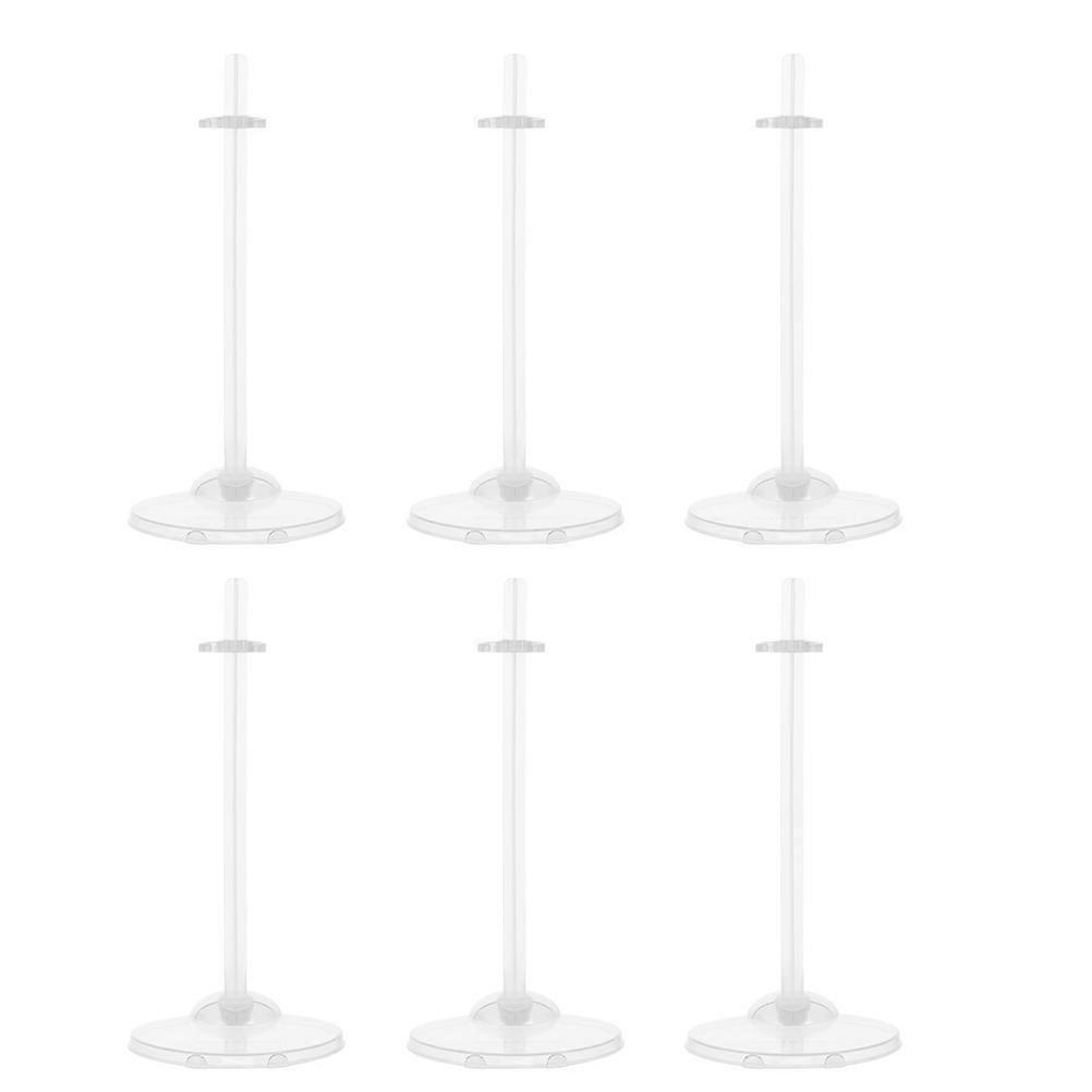 6pcs Doll Stands Display Holders Doll Support Stands Doll Display Accessories