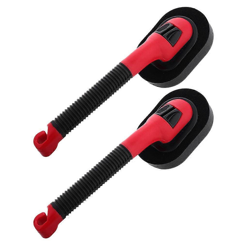 Automotive Waxing Tool Car Detailing Brush for Effective Cleaning 2Pcs