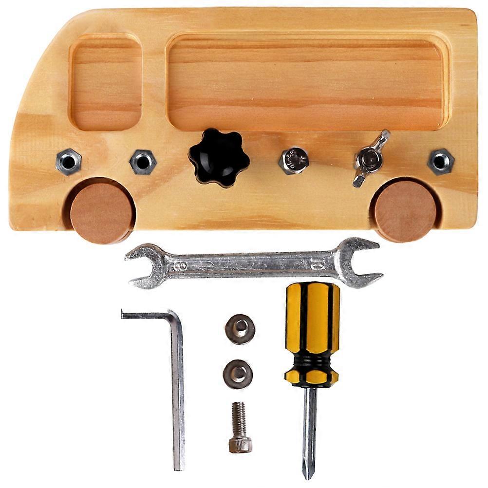 Fine Motor Skills Development Tool Screwdriver Board Educational Toy For Kids Designed For Engaging Playtime With Assorted Color In 1 Set