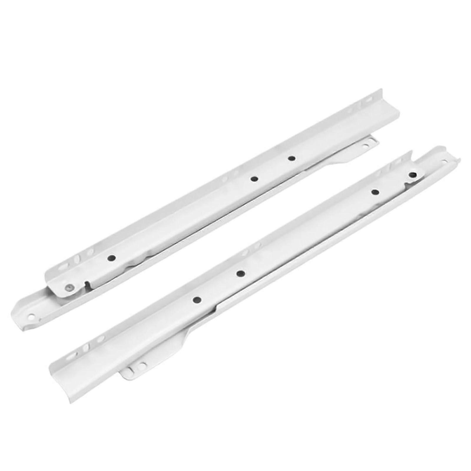 Drawer slides, drawer rail guides, 1 pair of silent cabinet rails, thickening table, sliding roller wheels, faux furniture slides (10inch25cm)