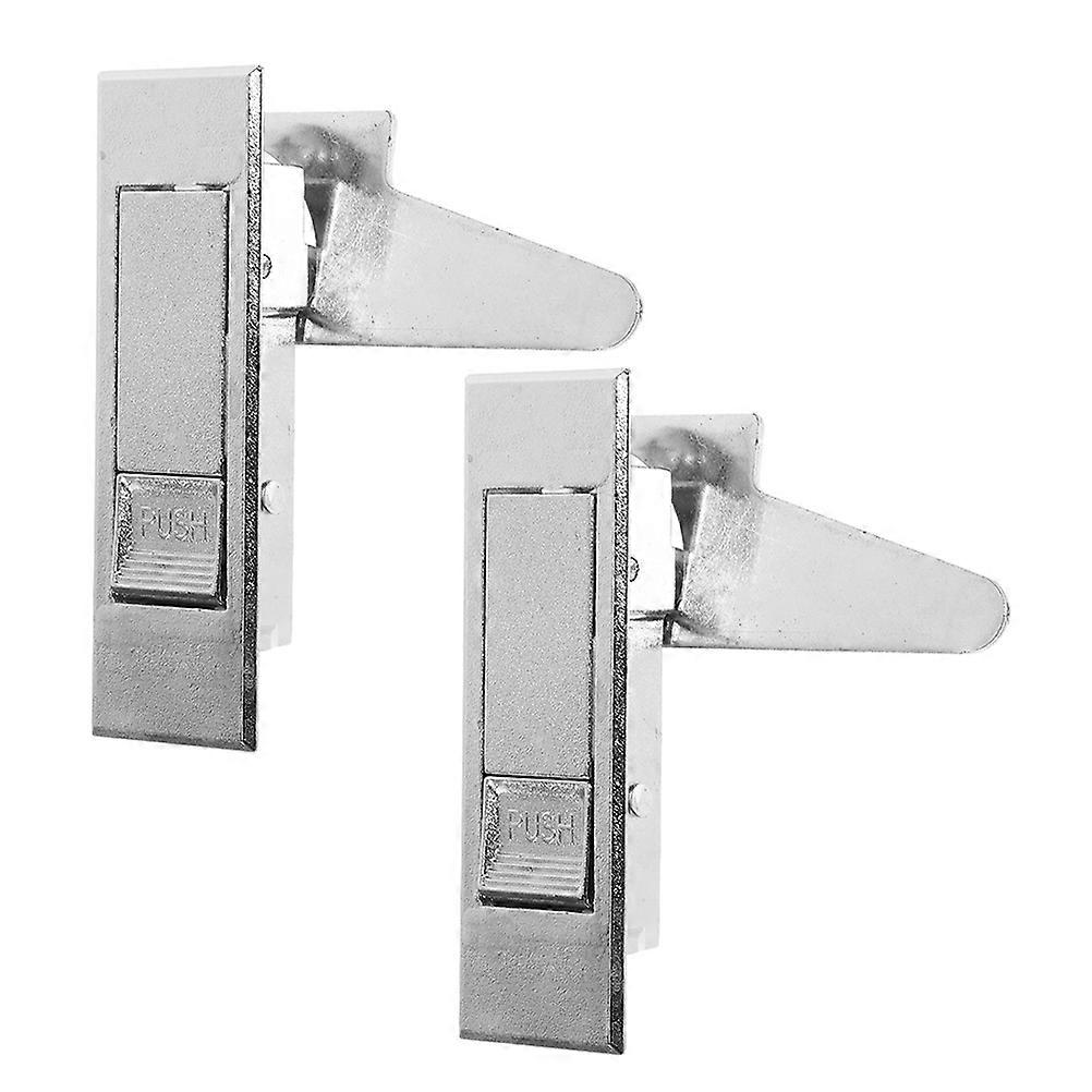2pcs Durable Cabinet Button Locks for Electric Cabinet Doors, Toolboxes, and File Cabinets – Easy Installation for Office Storage Units