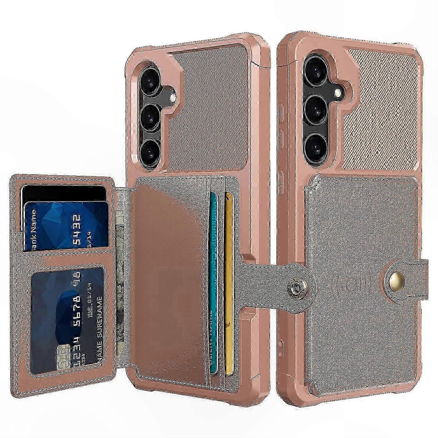 Magnetic Wallet Case for Galaxy A55 5G with Car Mount Functionality