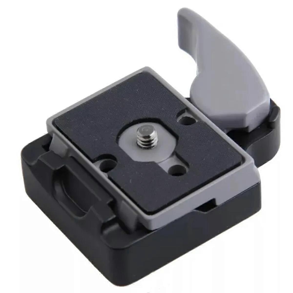 1/4in Camera Quick Mount Seat Universal Metal Tripod Heads Mount Adapter for 200PL-14 Plate Tripod