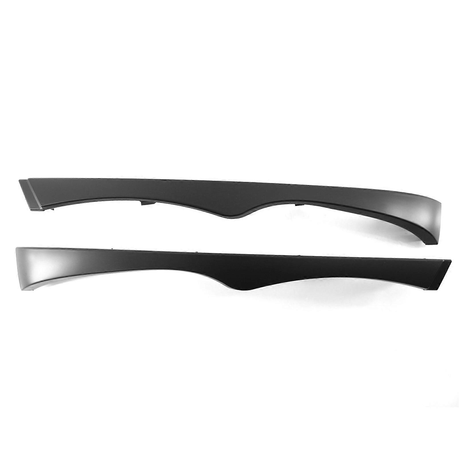 2pcs Headlight Trim Moulding Set Front Lower Left Right Compatible with BMW E46 2002 2005