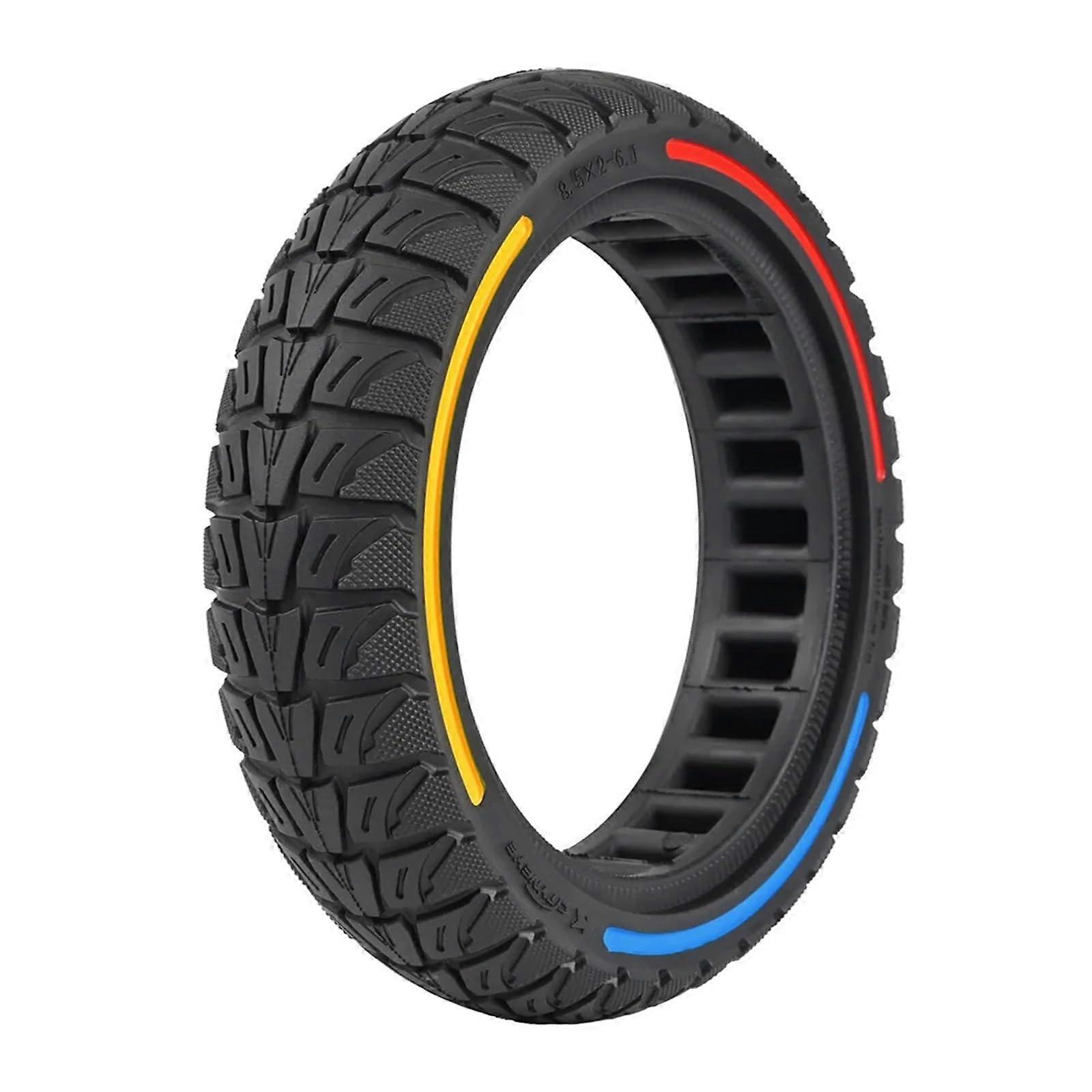 Robust wheel, 8.5 inches, shockabsorbing honeycomb solid tire, compatible with Xiaomi M365 PRO PRO2 1S (color)