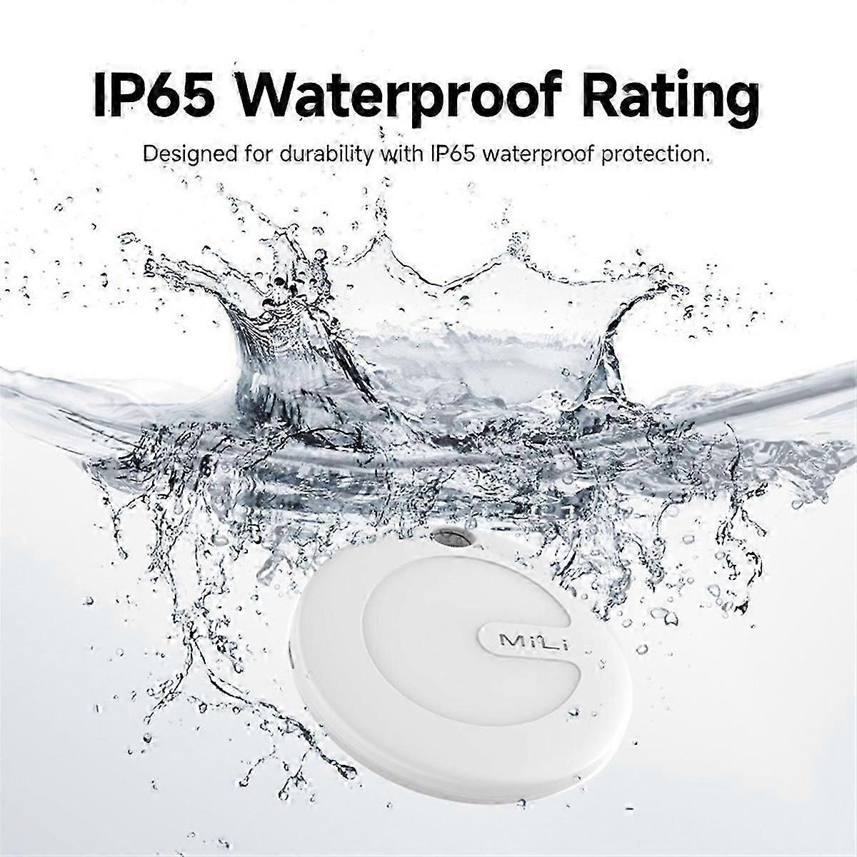 Smart Tracker Mitag Bluetooth Locator Anti-Lost Device Mobile Keys Pet Elderly Kid Finder for Android Find My White+Pink