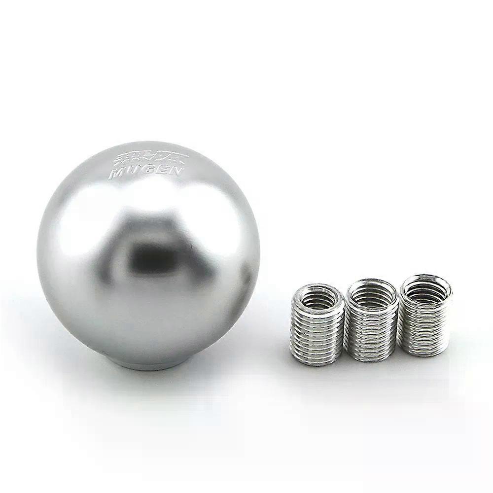 Infinite MUGEN Metal Spherical Gear Shift Head Universal Wave Stick Ball Gear Lever Silver Black Gear Shift Ball Shift Knob