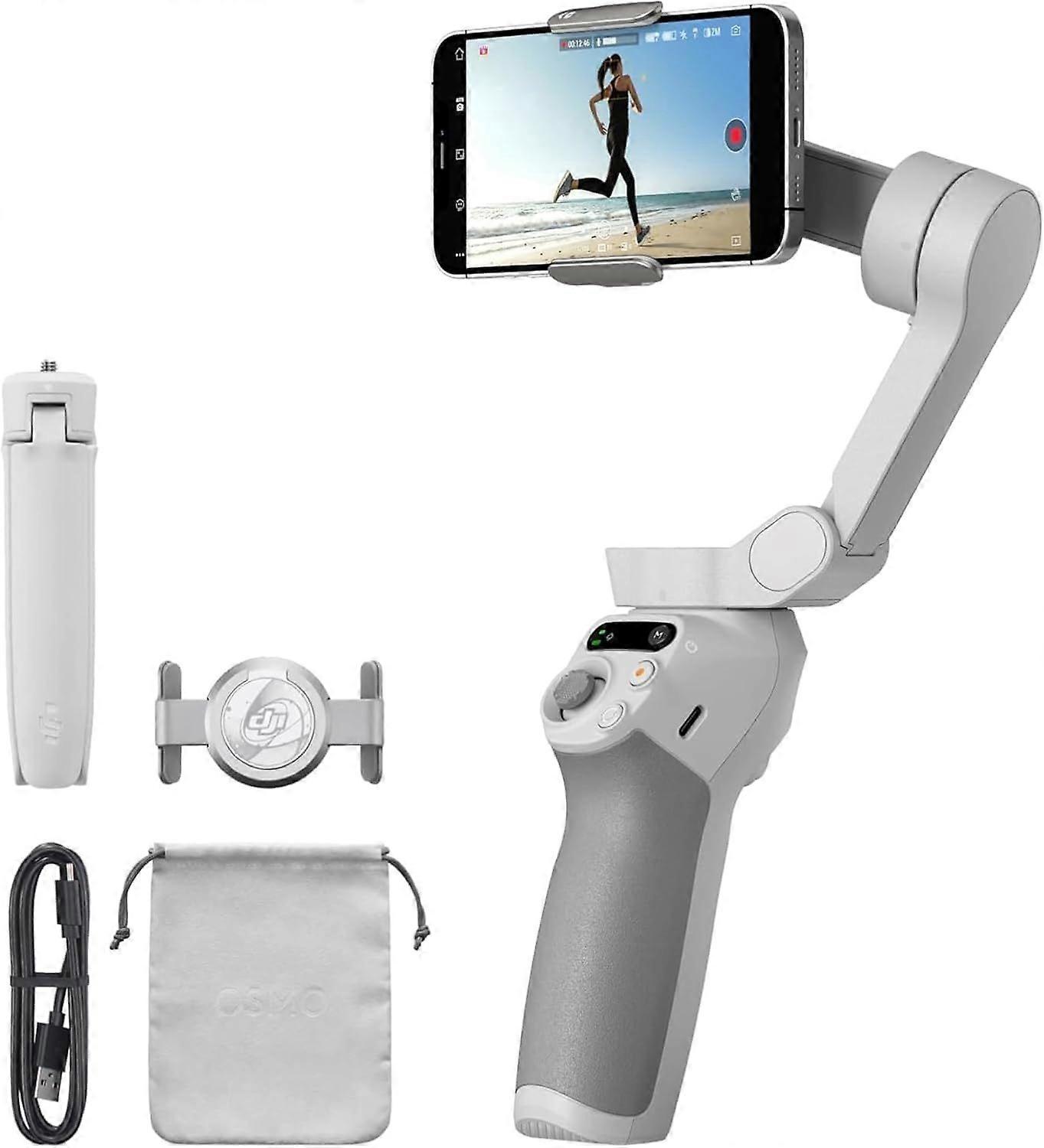 Osmo Mobile SE, 3-Axis Phone Gimbal for iPhone, Android, Built-in Tripod, Selfie