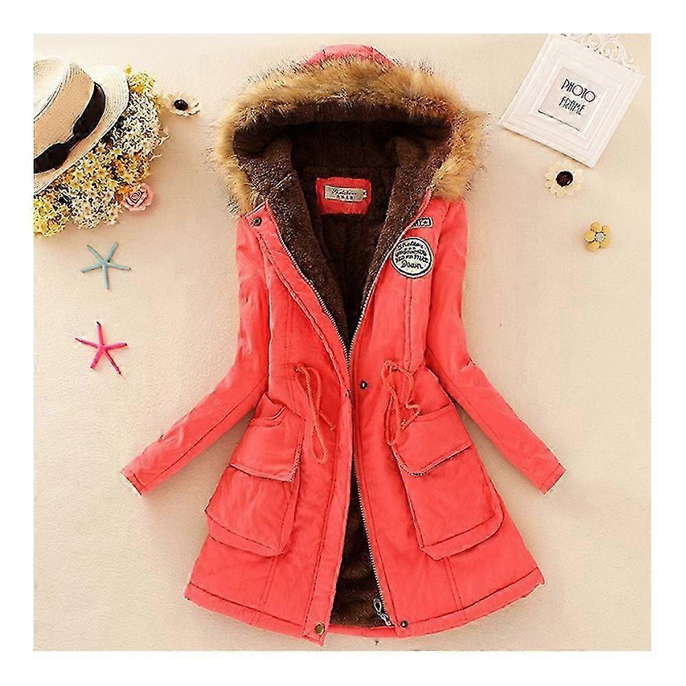 Manteau de coton à manches longues pour femmes Fausse laine d'agneau