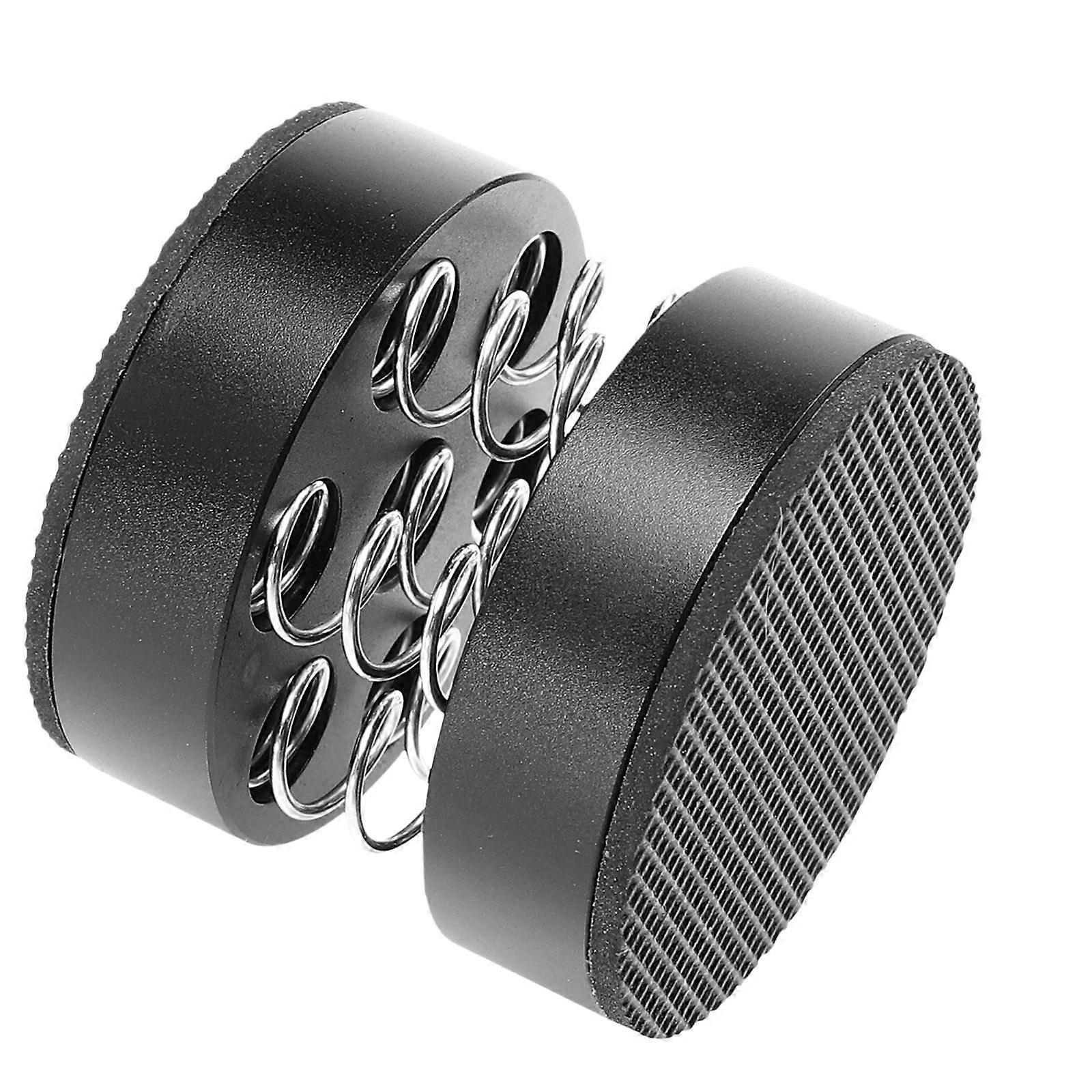 Isolation Amplifier Rubber Feet Amplifier Home Audio Setup Black Aluminum Alloy for Non-Slip 1Pcs