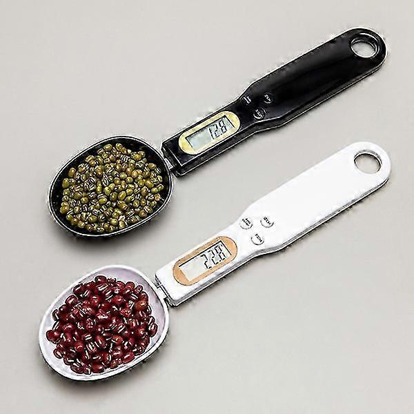 ZK-Electronic Kitchen LCD Display Digital Weighing Spoon Black
