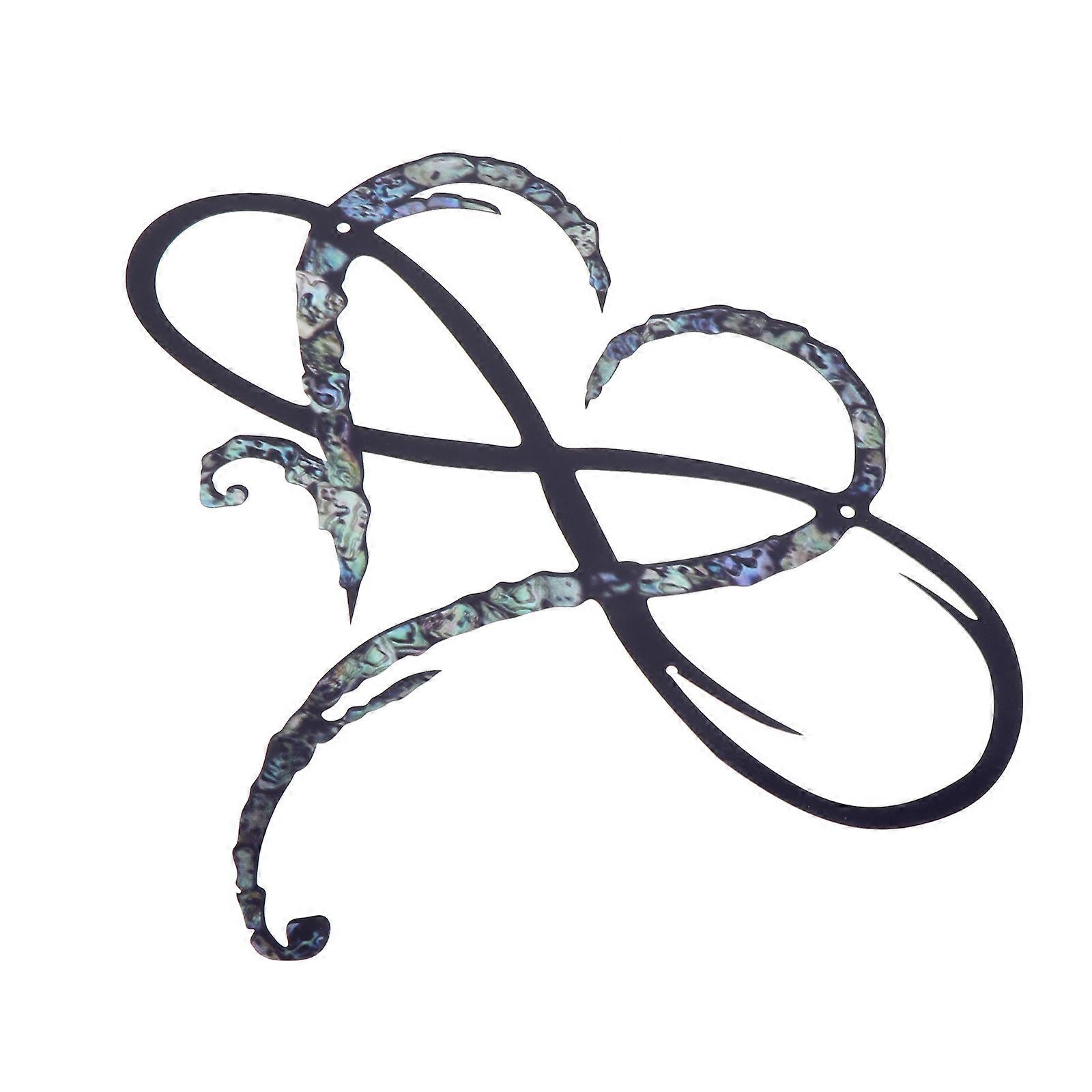 Metal Wall Decoration Heart Shape for Home Patio Decorative 1Pc
