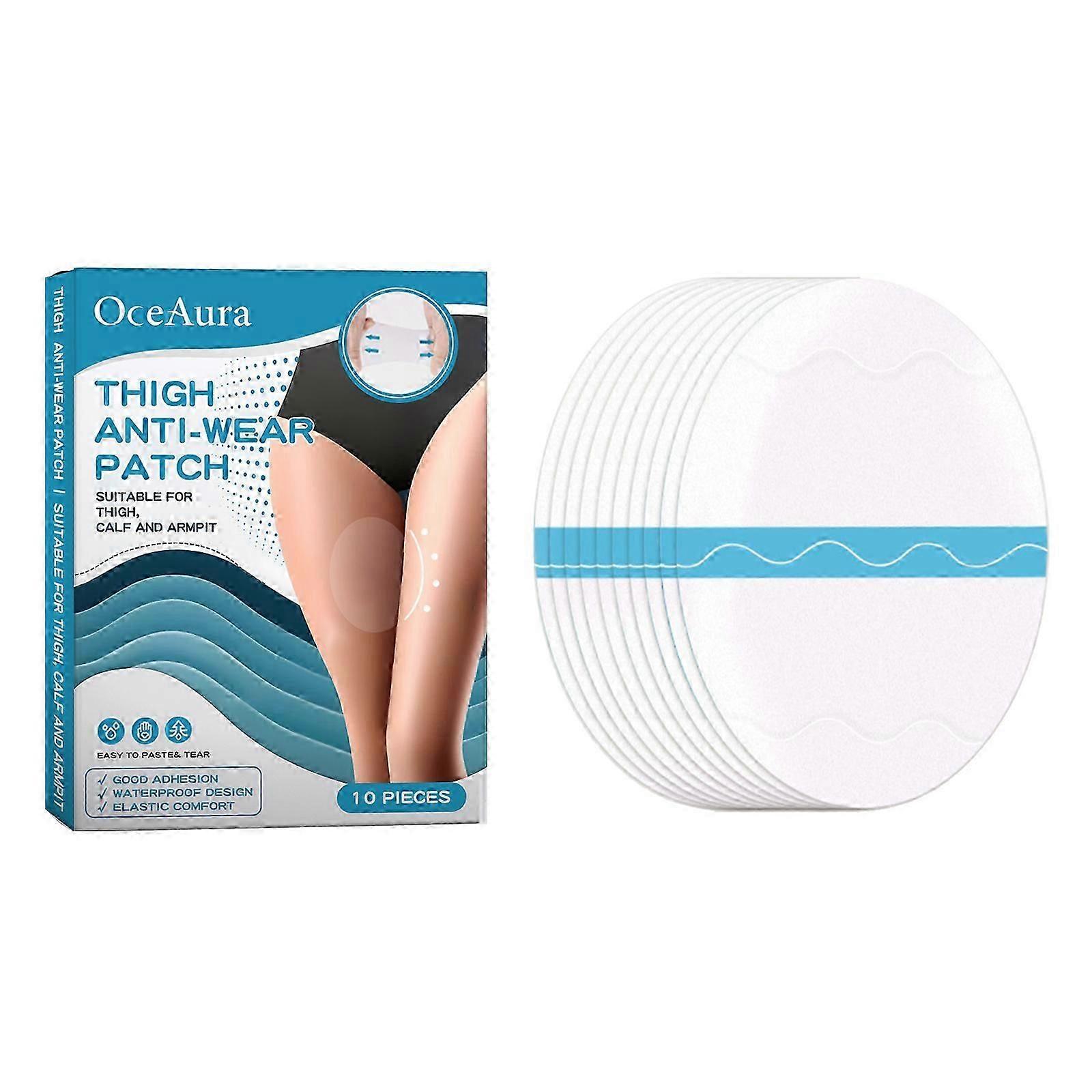 OCEANURA thigh anti wear patch, seamless thigh and calf protection patch, breathable and invisible multi-functional anti wear foot patch