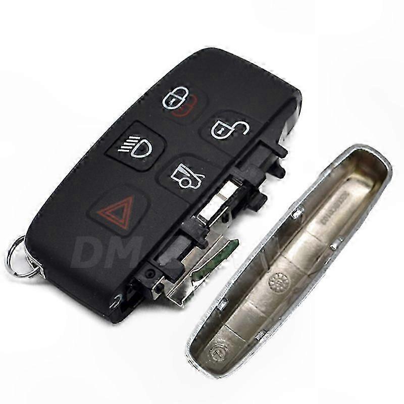 5-Button Keyless Fob Shell Replacement Cover for Range Rover Sport LR4 Evoque Jaguar XFL XE XJ Smart Key