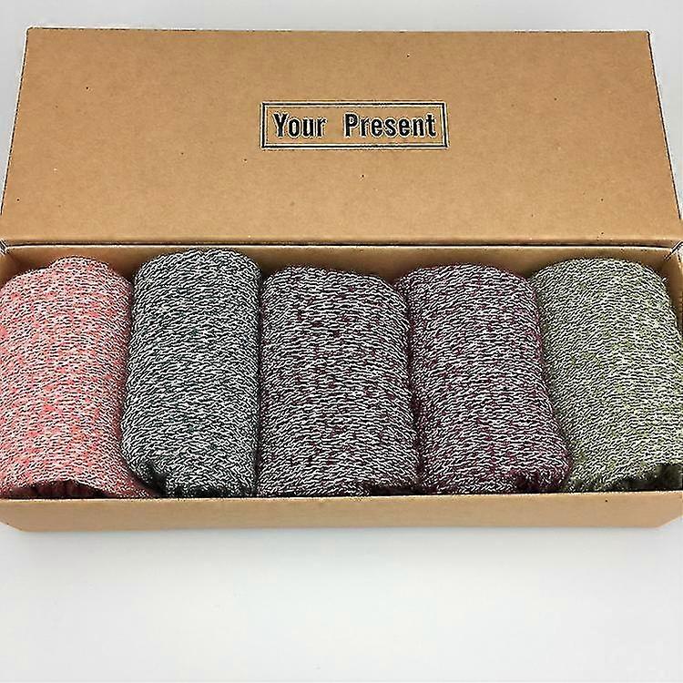 Ladies' winter socks, 3-pair pack, soft, warm and easy to match