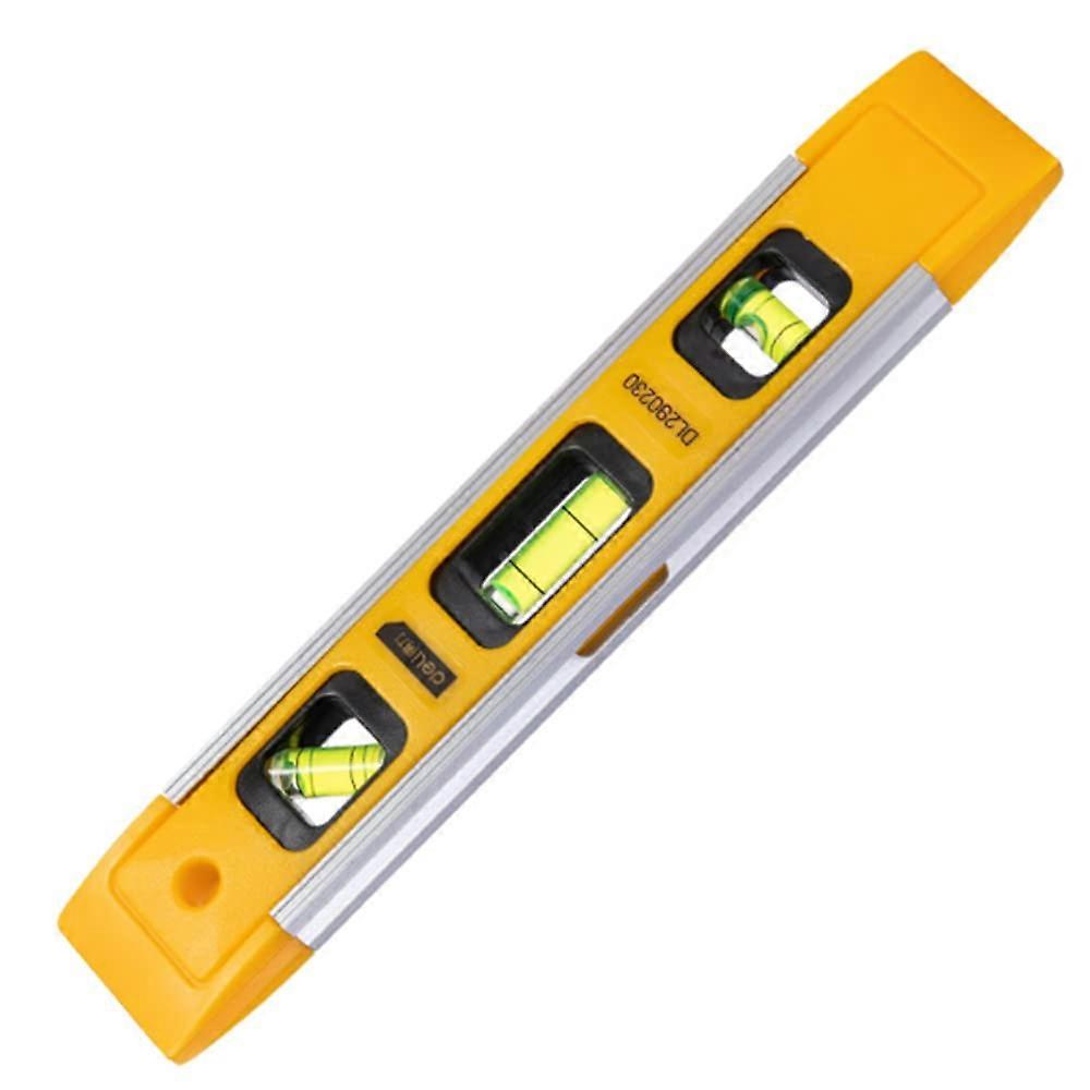 Magnetic Edge Spirit Level 9 Inch 230mm Torpedo Line Ruler Bubble Level Accuracy Lightweight DIY Tool