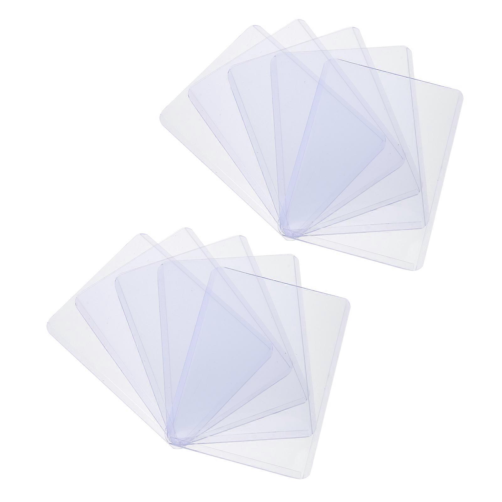 Game Card Cover Cards Protector for Playing Cards 30Pcs Hard Card Sleeve PVC