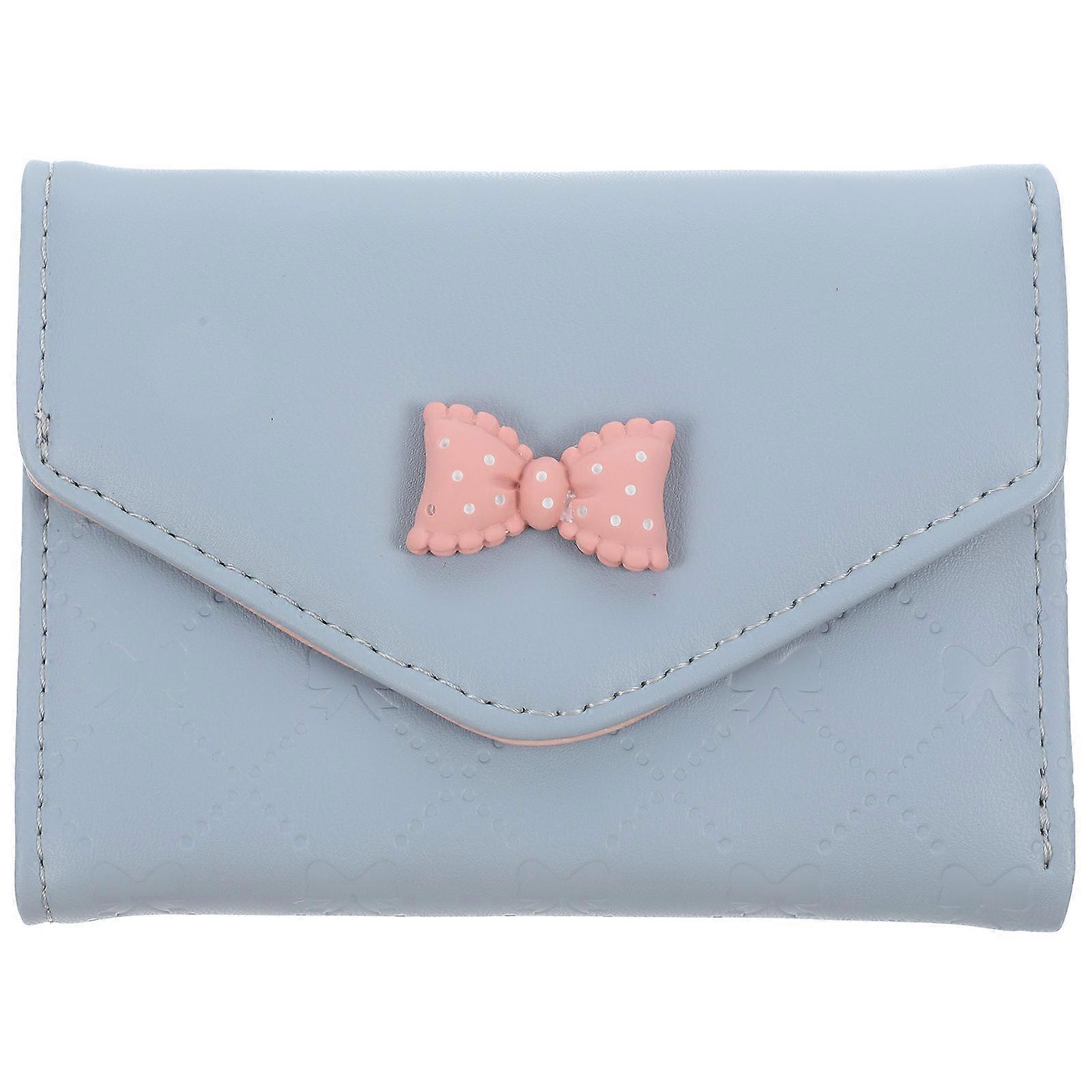 Butterfly Knot Wallet for Storage Use PU Card Holder