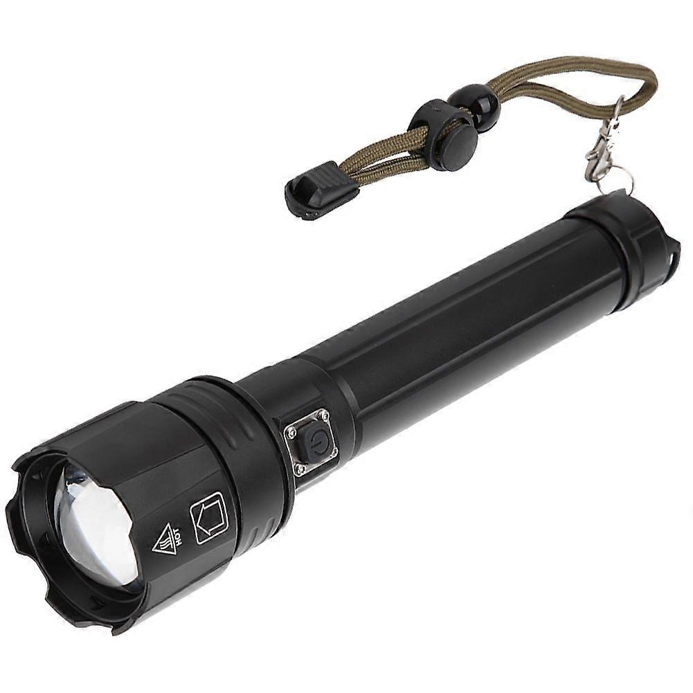 Outdoor Flashlight - USB Charge, HighPowered(Black)
