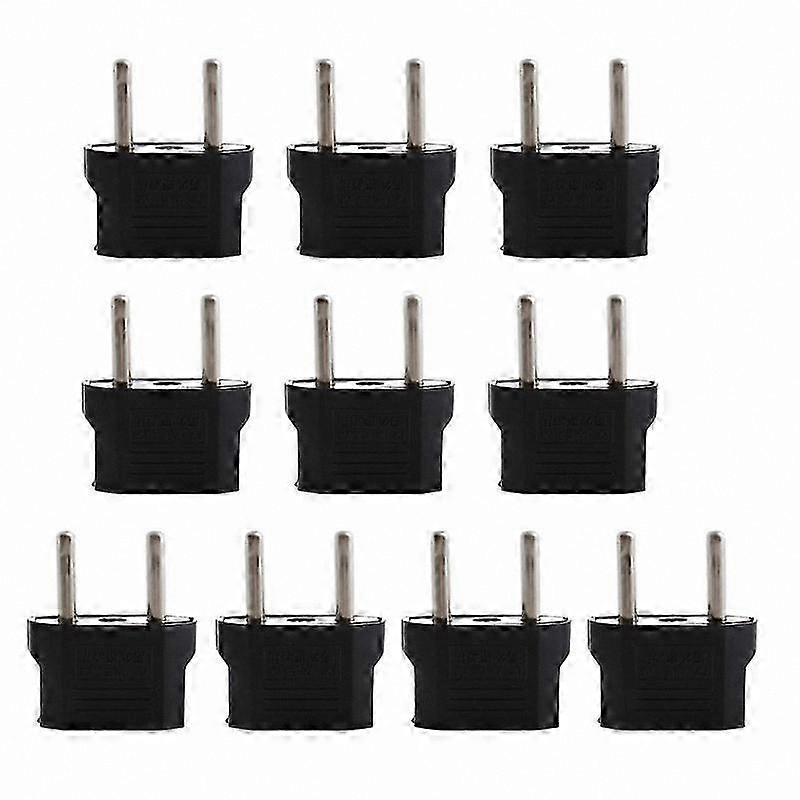 10 Pack Universal Travel Plug Adapter for US to EU Countries
