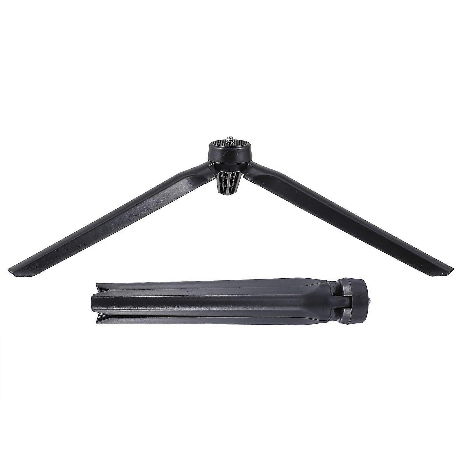 2PCS Trépied de table pliant 1/4 pouce Vis Remplissage Trépied Lumière Photographie Approvisionnement