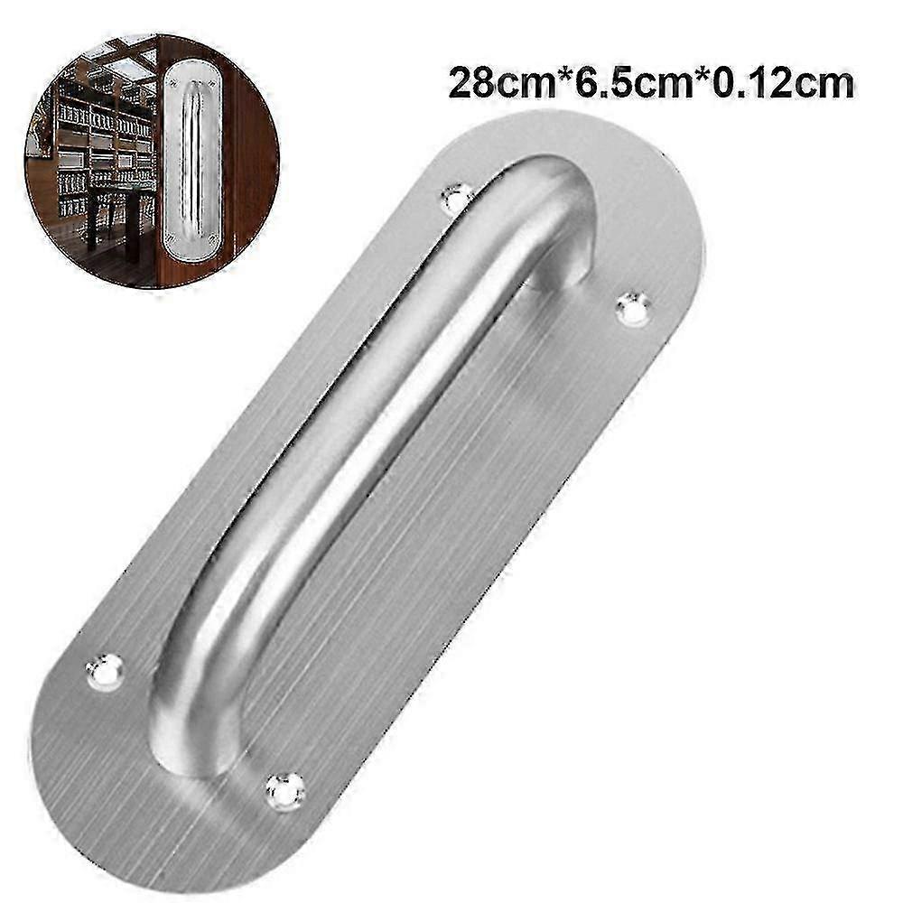 Stainless Steel Door Handle With Plate for Heavy Duty Push Pull