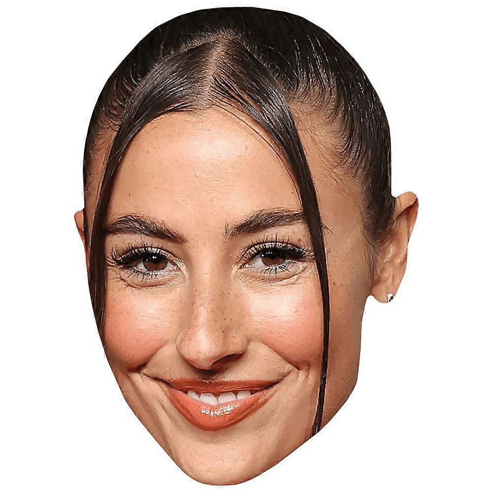 Tia Scola (Smile) Celebrity Mask, Flat Card Face