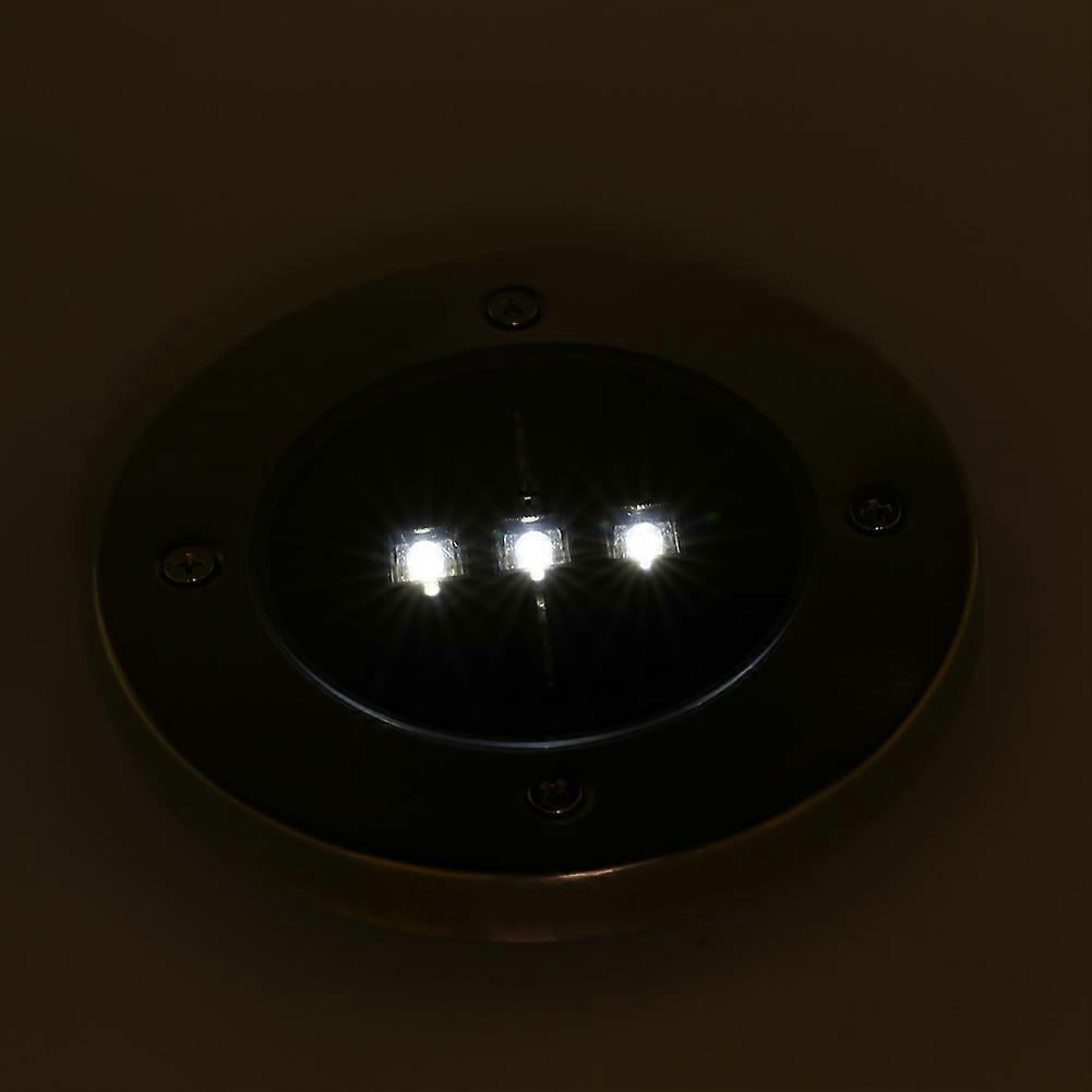 IP65 Solar Underground LED Light 12cm Pathway Garden Lamp