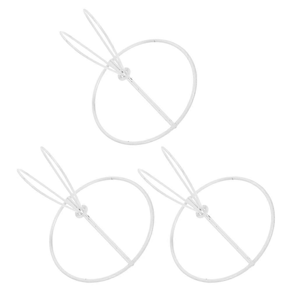 Iron Wire Lamp Shade Frame for Lampshade with 9Pcs DIY Light Bulb Clips