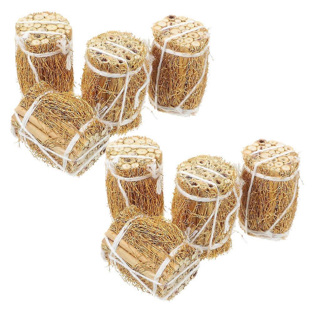 Dollhouse Mini Bale Ornament for Mini House Decor 40Pcs Set