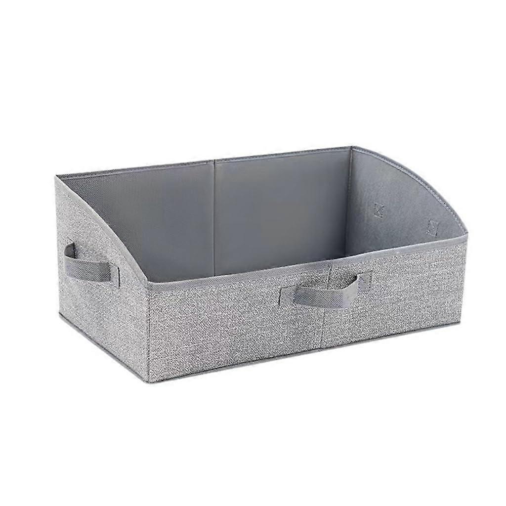 Closet Organizers Bins Large Fabric Trapezoid Storage with Handles Gray Gy for Clothes