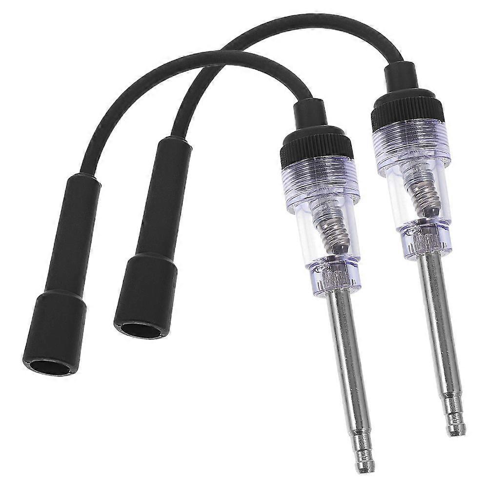 2pcs Car Spark Plug Testers Inline Spark Tester Engine Ignition Tool Motorcycle Spark Plug Testing Tools