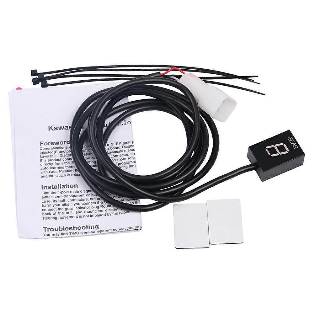 Motorcycle Gear Indicator Monitor for -6R -10R Red