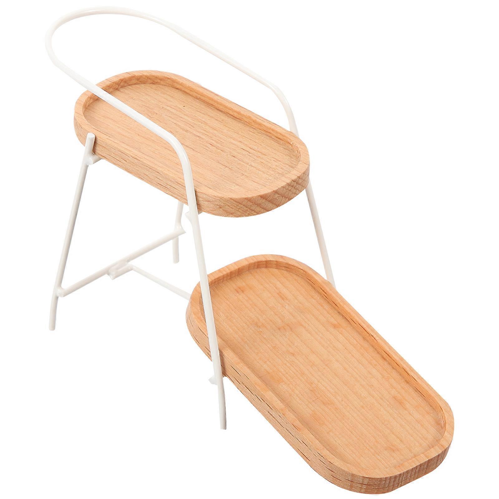 Miniature Storage Rack Doll Furniture Created for 2Pcs Model Decoration
