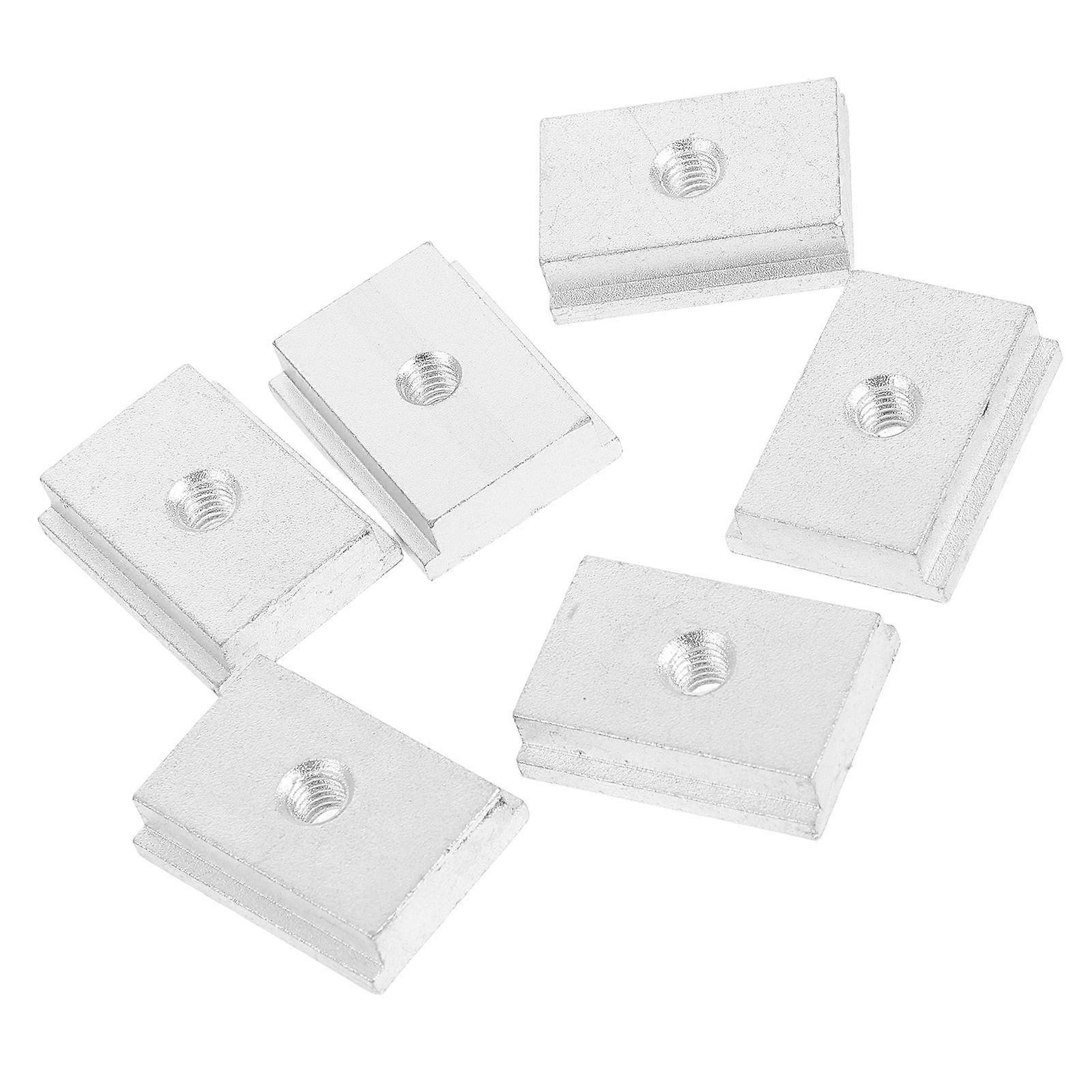 T Slot Aluminum Fastener Woodworking Track Slider Handle 6Pcs Set