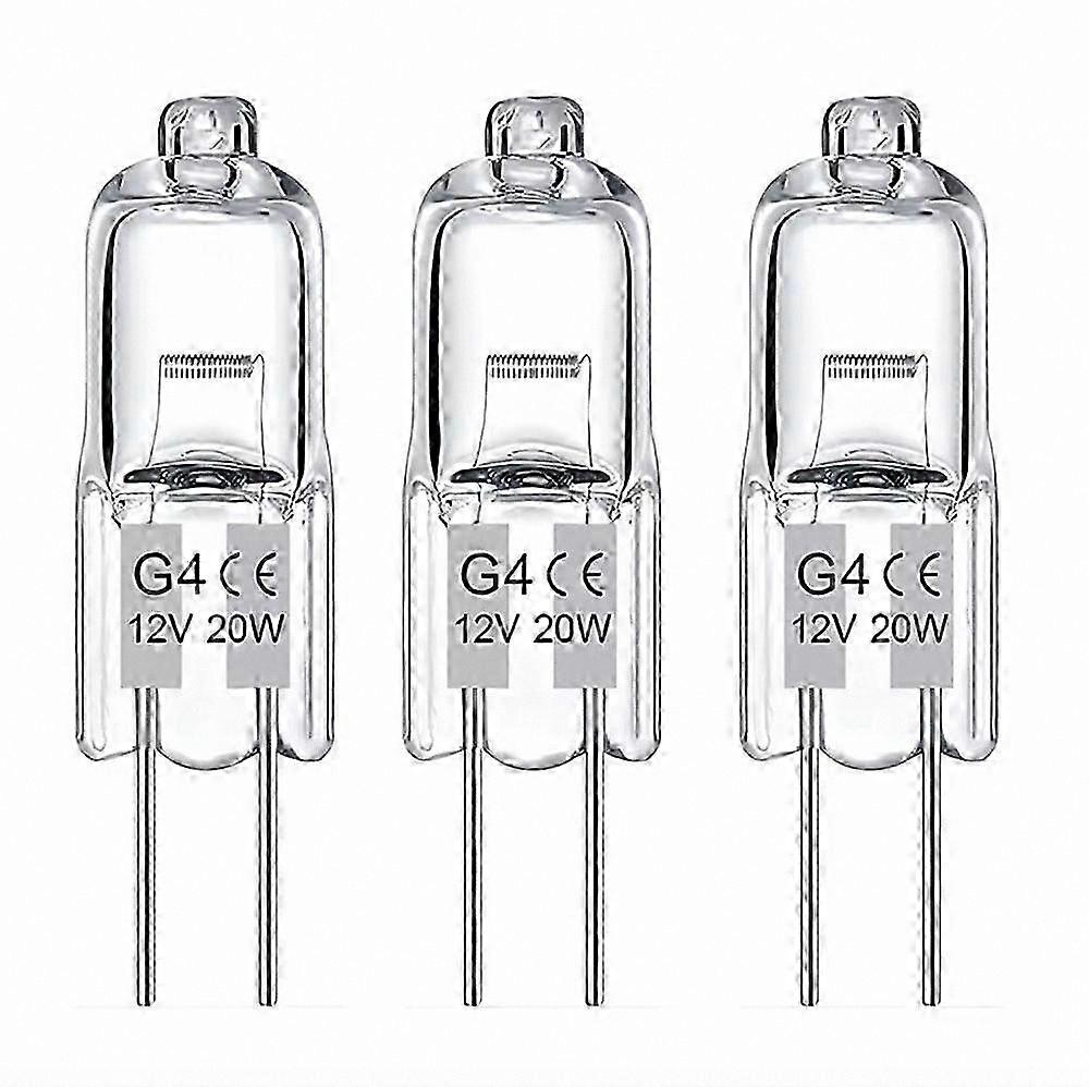 20-Pack G4 Halogen Bulbs 20W 12V Warm White Lighting Solution