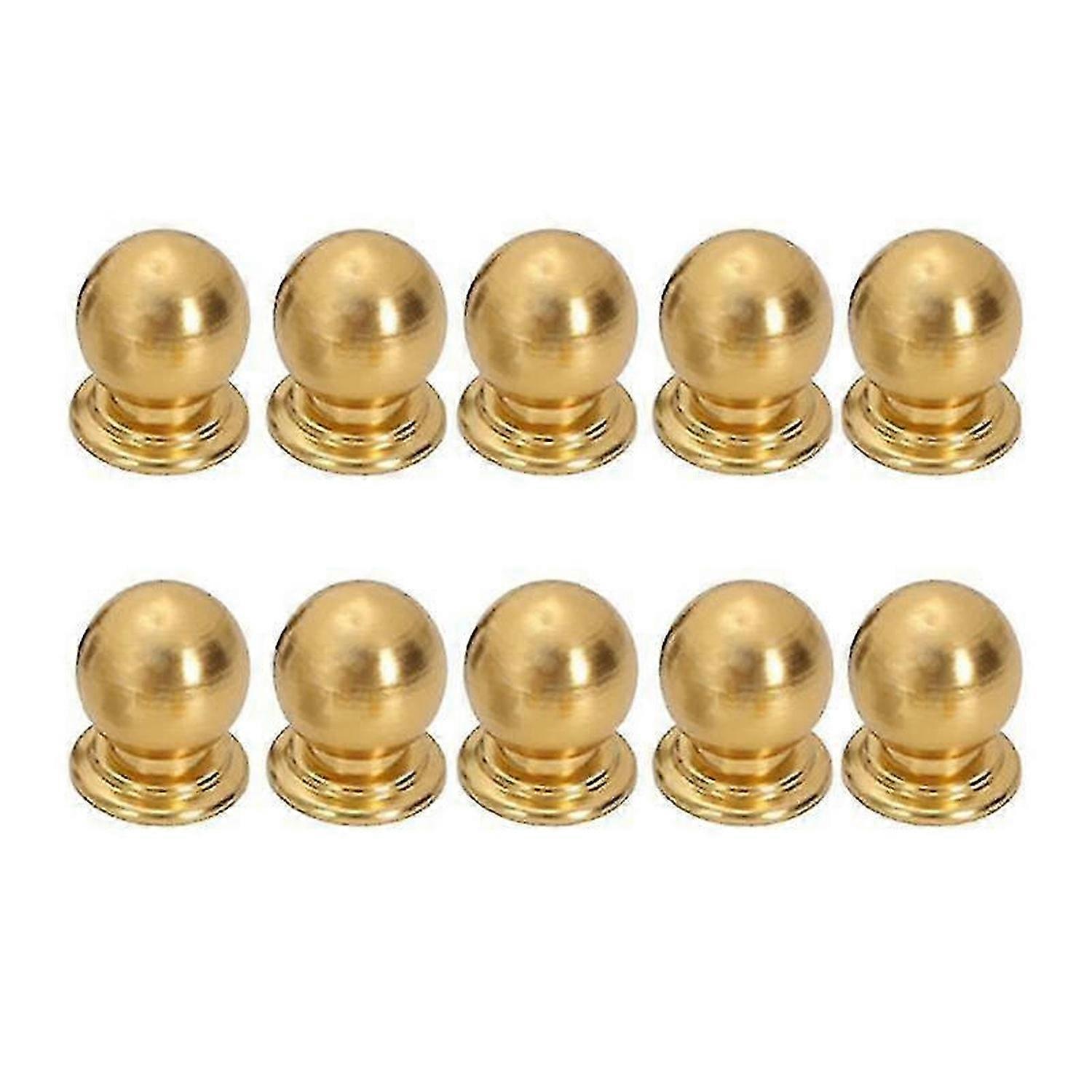 10 Pcs Cabinet Knobs Round Ball Knobs Bathroom Cabinet Knobs Dresser Knobs, Modern Cabinet Hardware