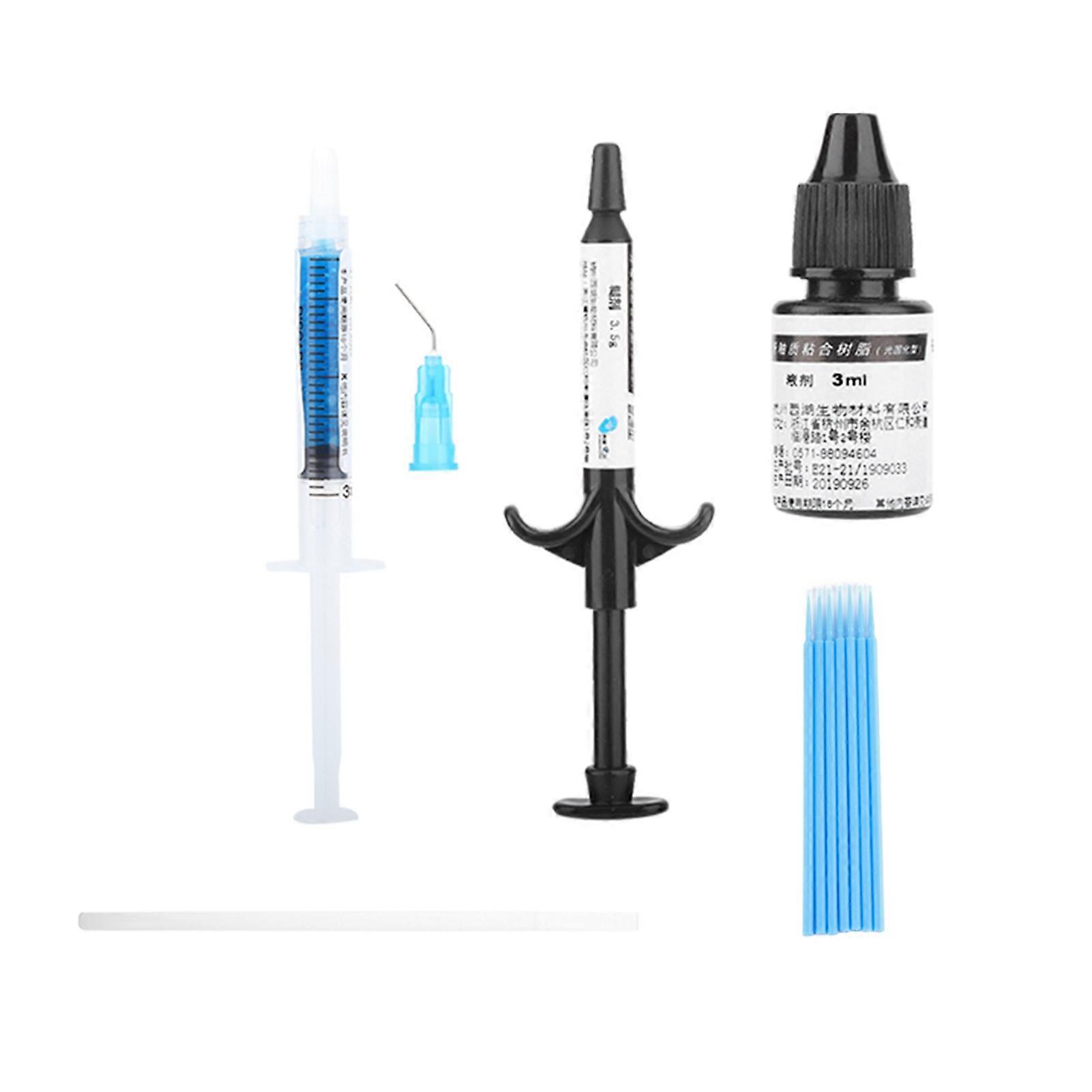 Kit de collage dentaire orthodontique, système adhésif photopolymérisable, outils, petit ensemble