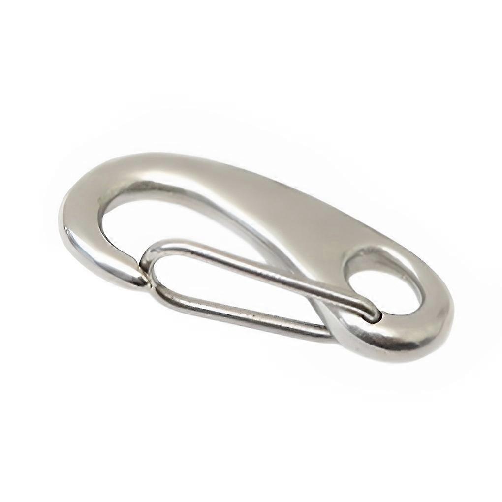 Egg Shape Spring Snap Hooks Multifunctional Hiking Camping Belt Carabiner Quick Release Hook Boat Rigging Clips